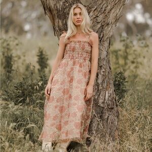 Noralee Dolly Dress Maxi in Bloom Women’s Size Large